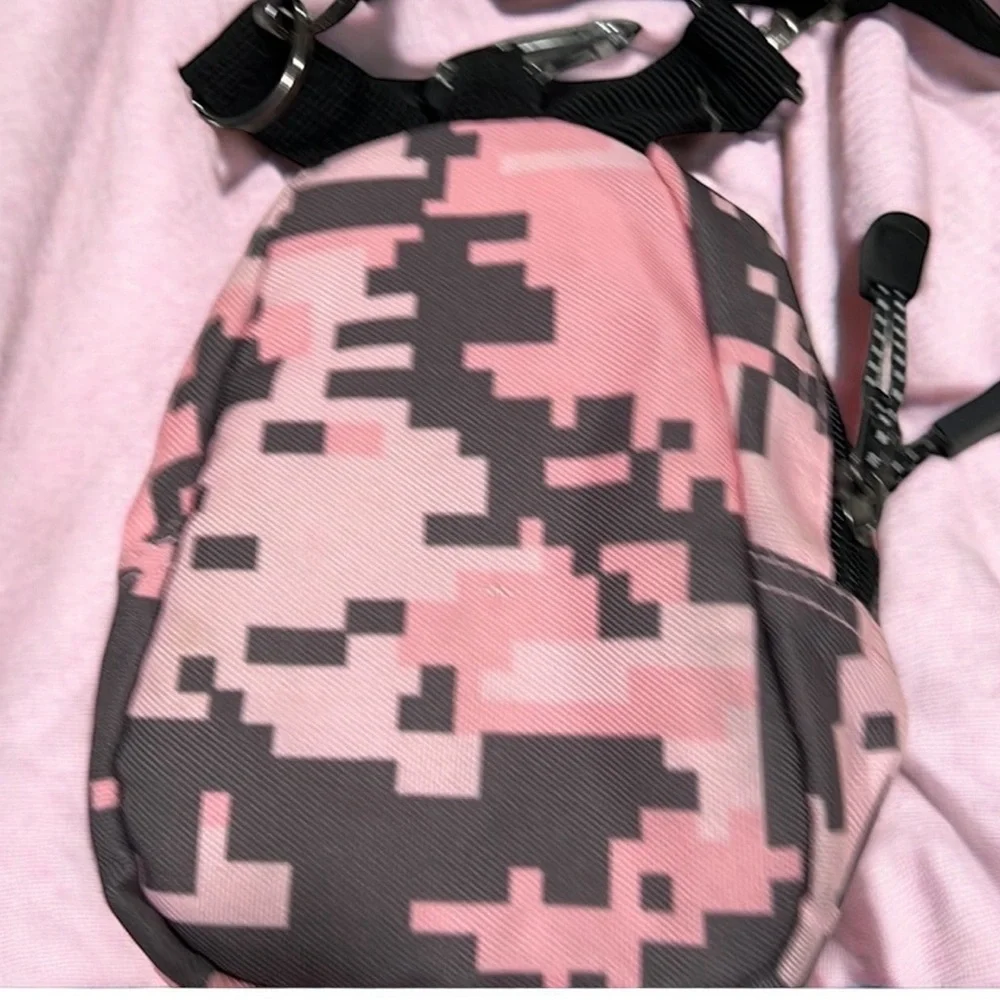 U.S. Army Pink Camouflage Mini Backpack Crossbody Bag